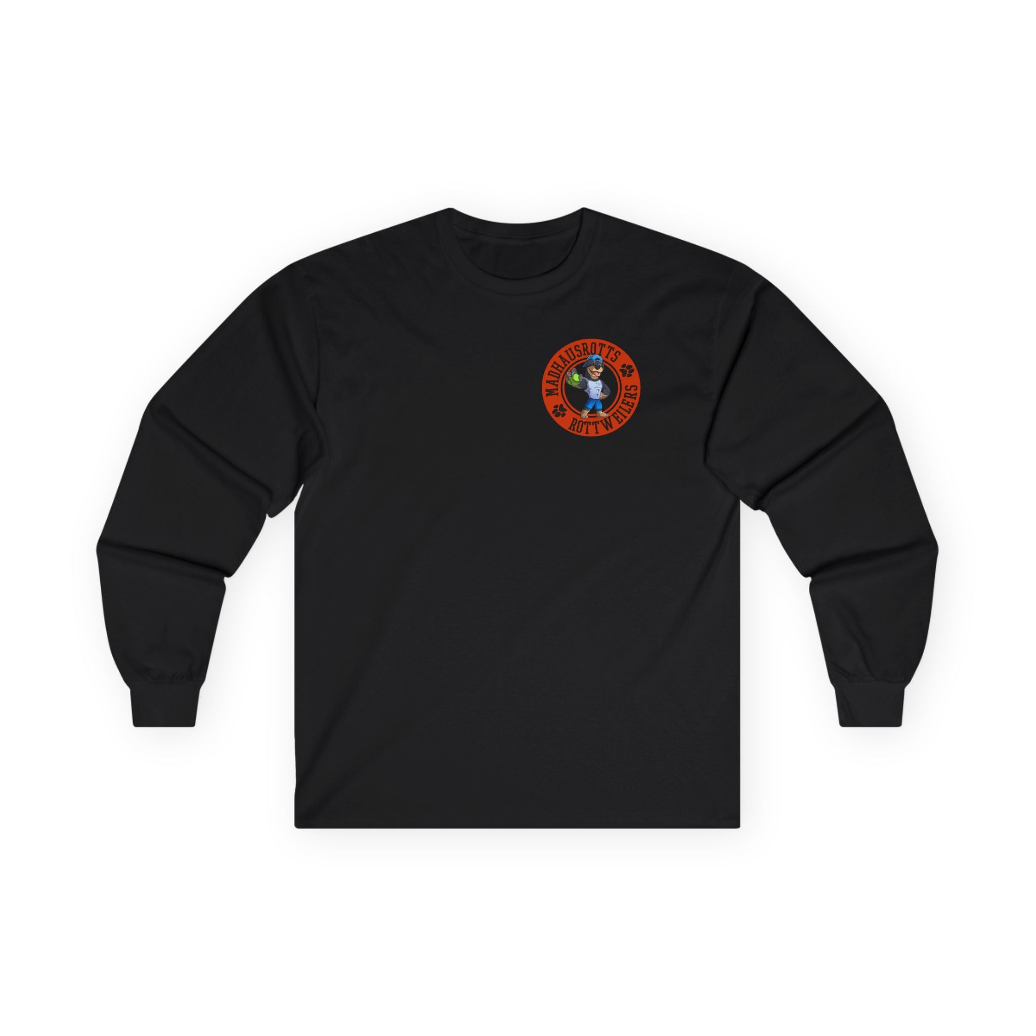 Rottweiler Power Long Sleeve Tee | Rottweiler two Graphic Shirt