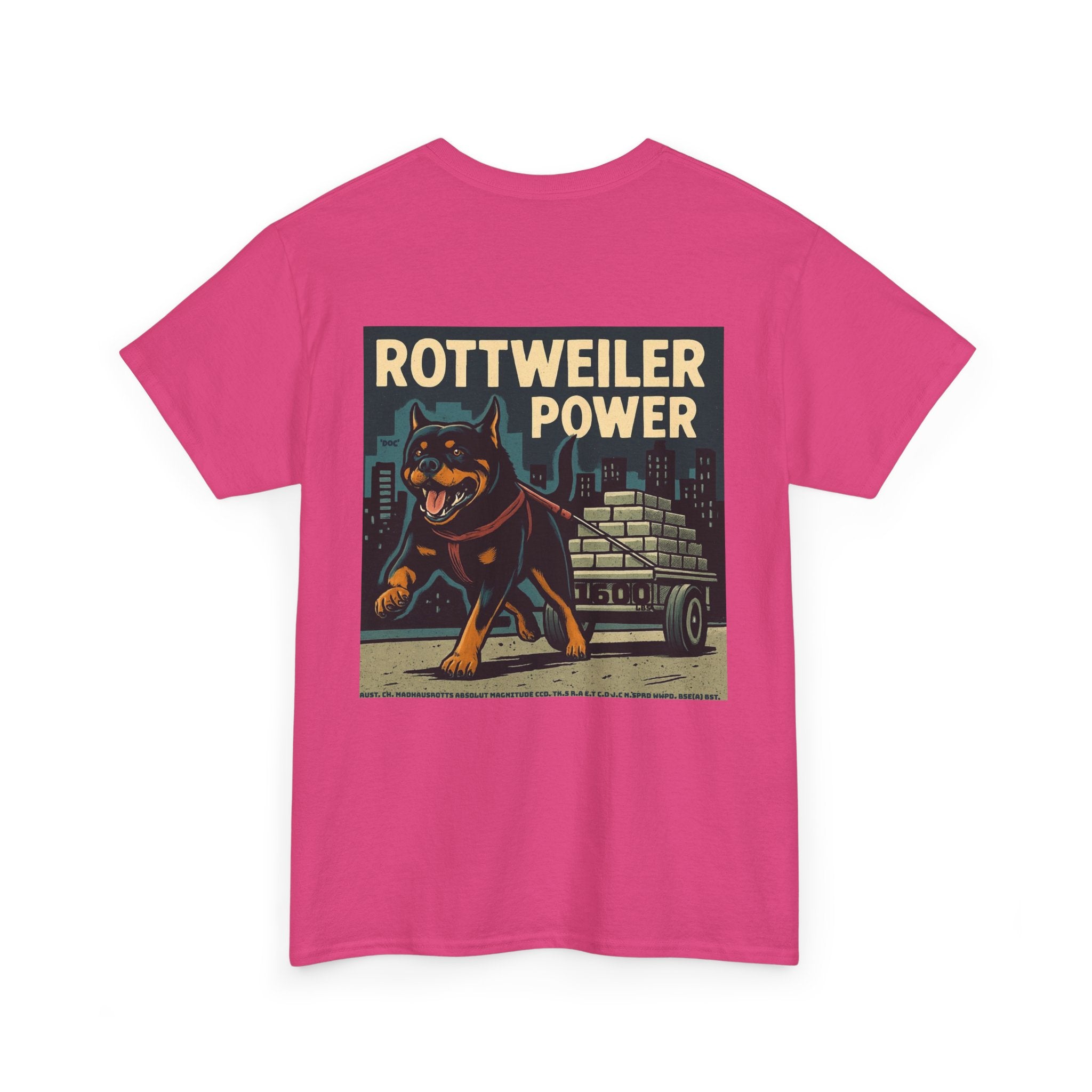 Rottweiler Power Unisex Heavy Cotton Tee