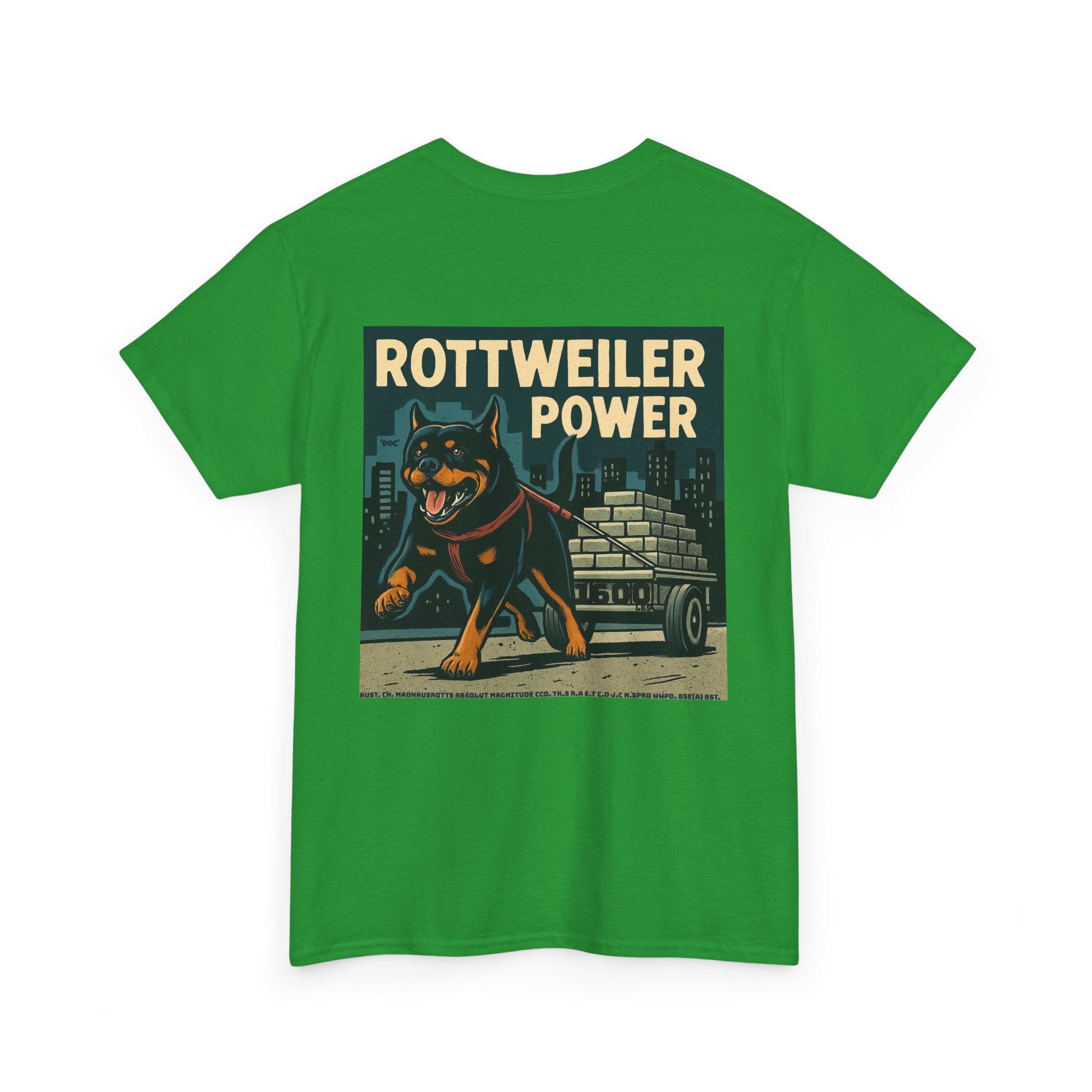 Rottweiler Power Unisex Heavy Cotton Tee