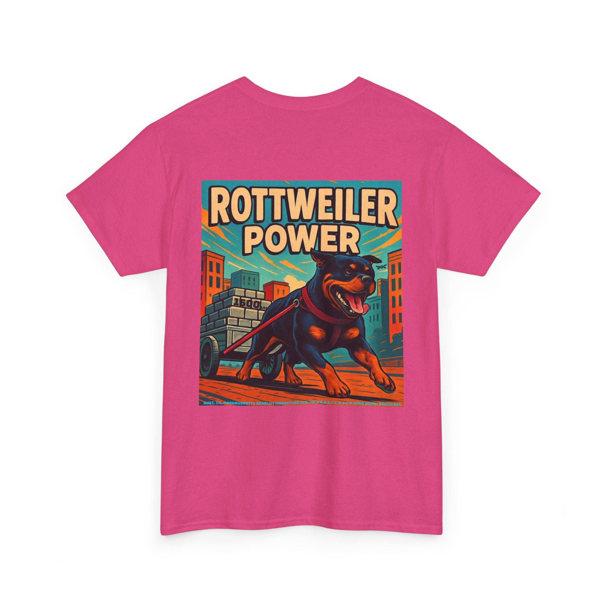 Rottweiler power 3 Unisex Heavy Cotton Tee