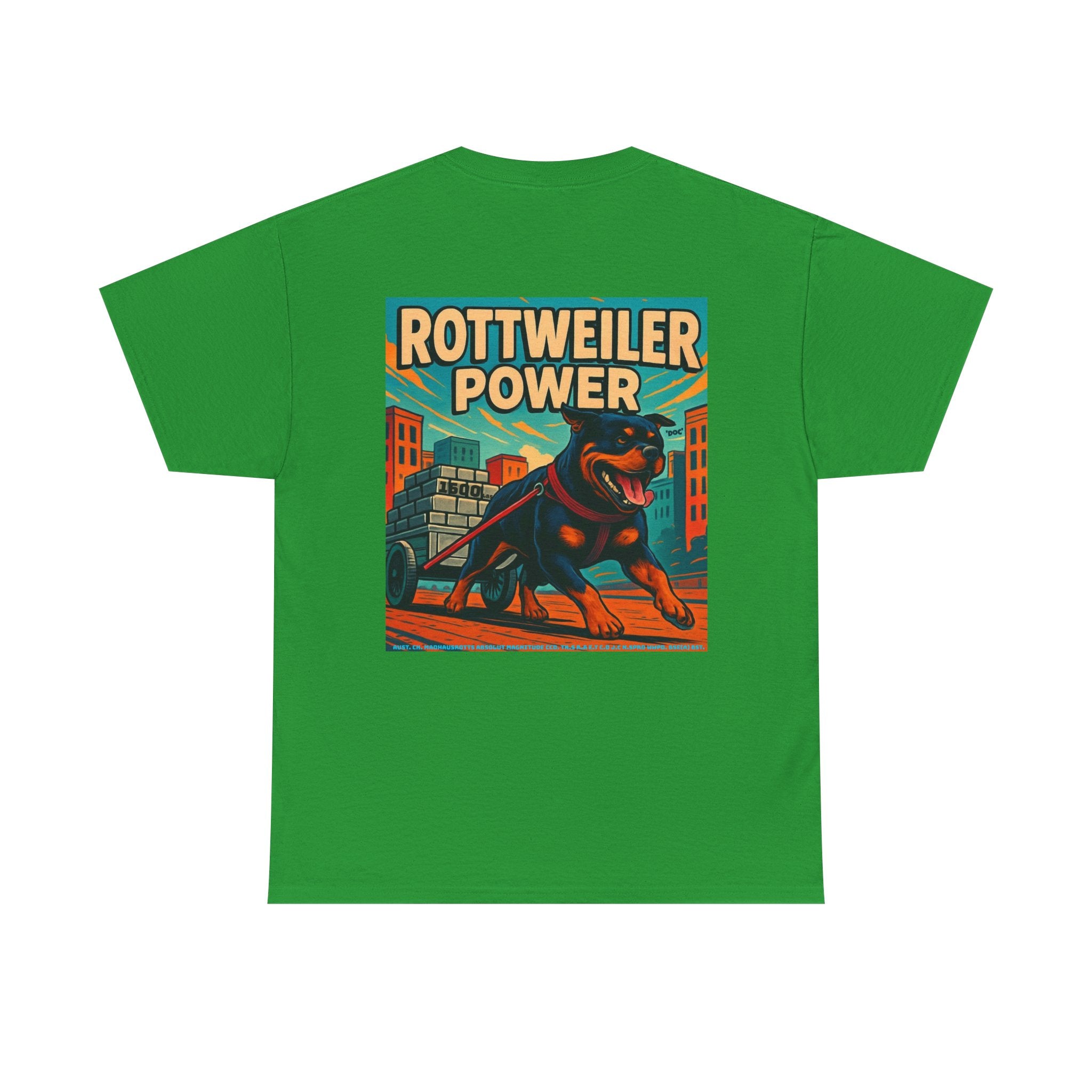 Rottweiler power 3 Unisex Heavy Cotton Tee