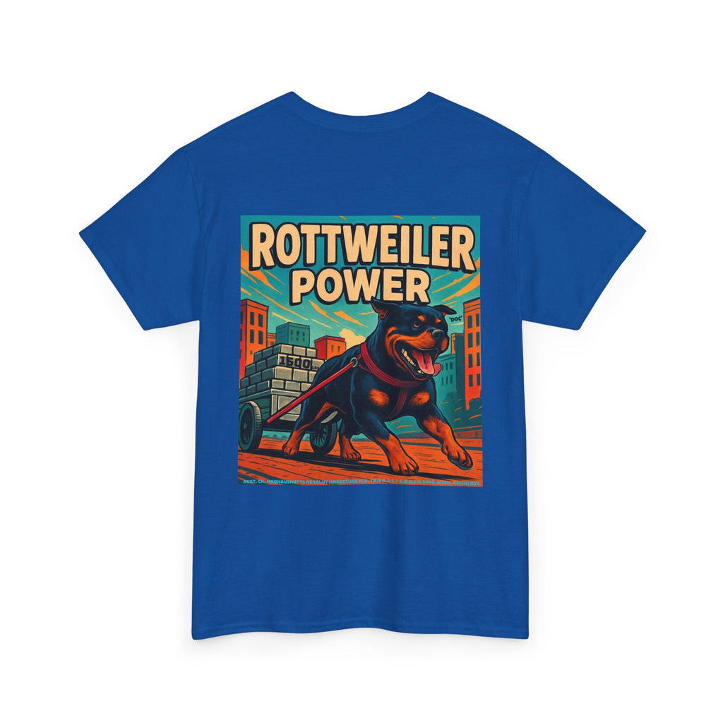 Rottweiler power 3 Unisex Heavy Cotton Tee