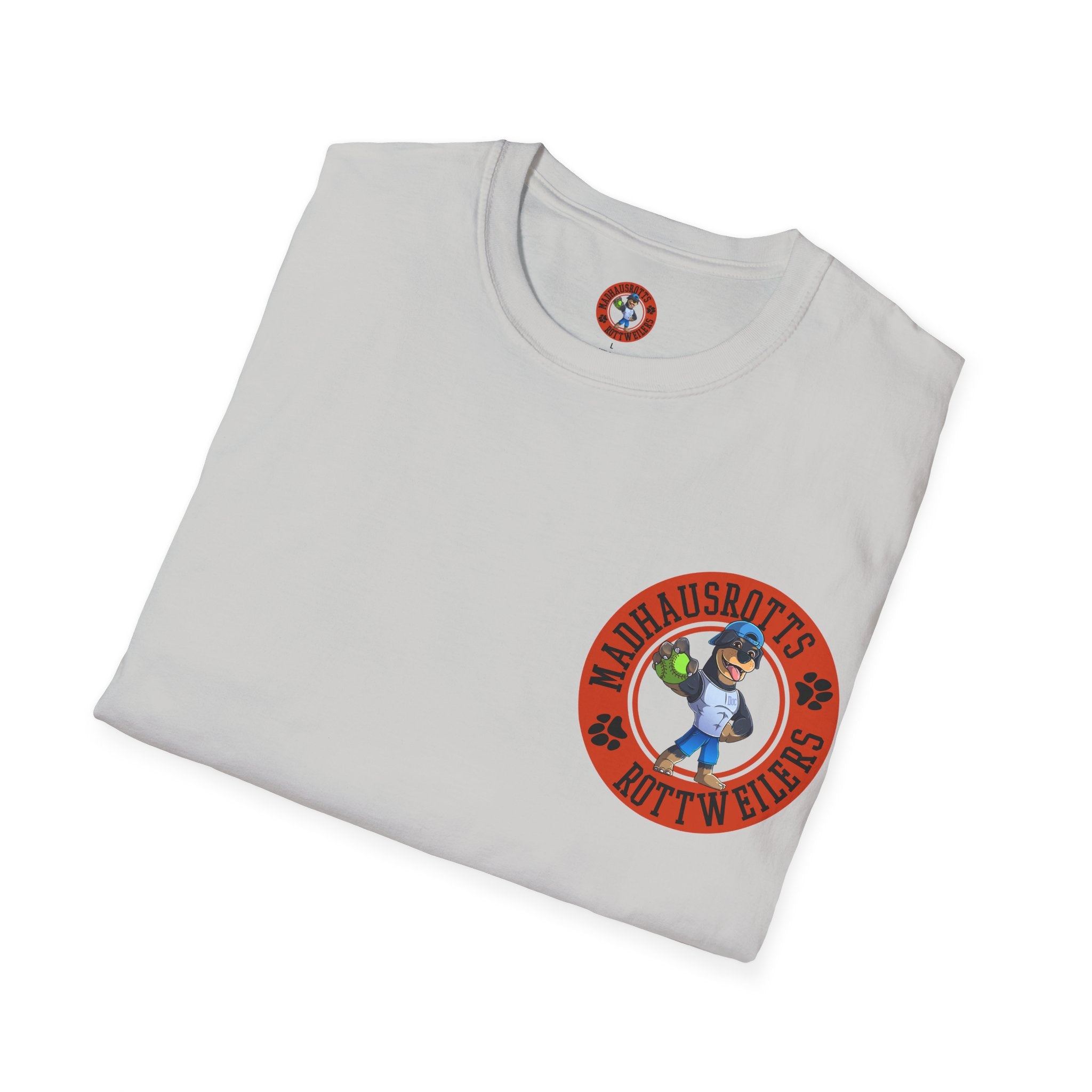 Rottweiler Power Alt graphic T-Shirt | Dog strength illustration