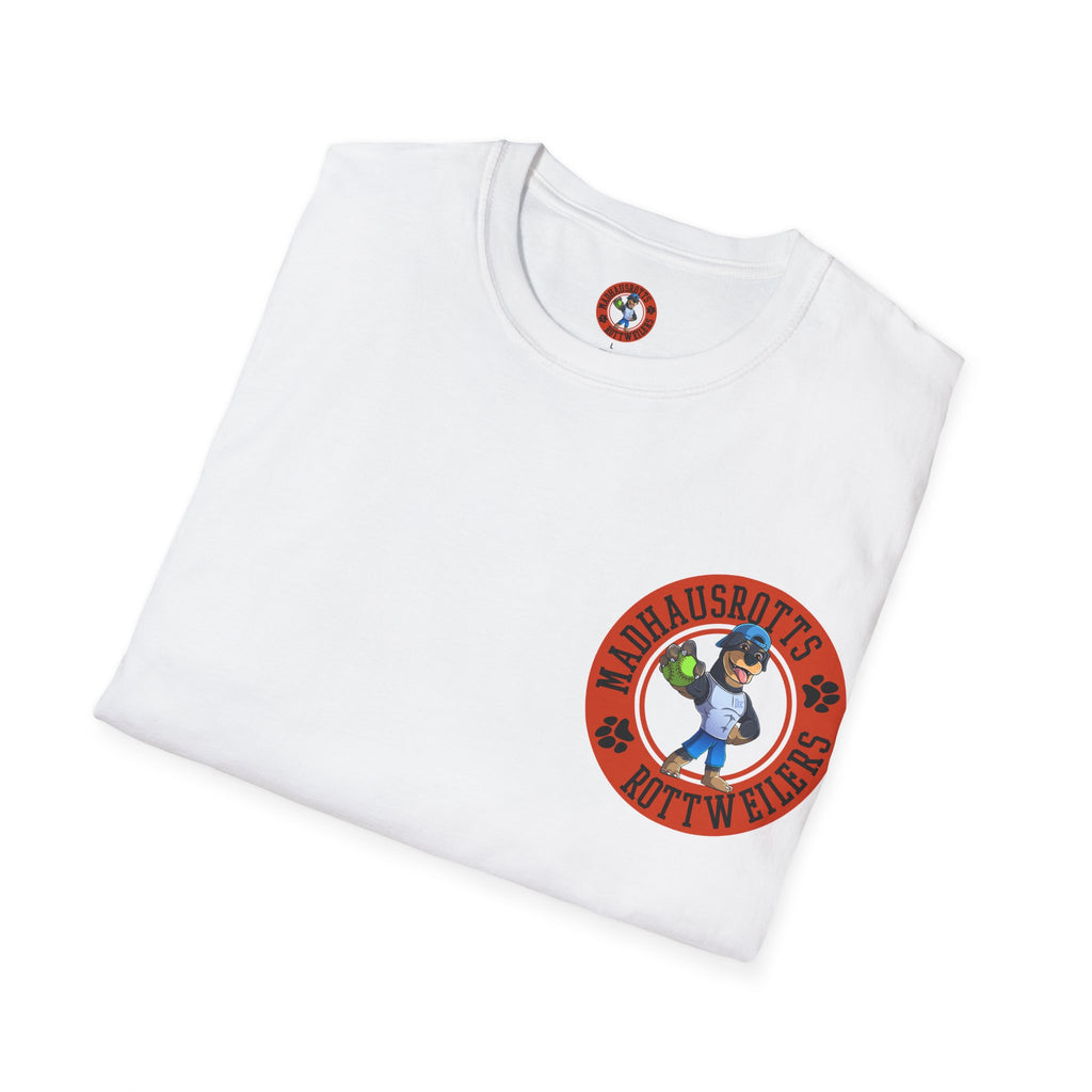 Rottweiler Power 7 graphic T-Shirt | Dog strength illustration
