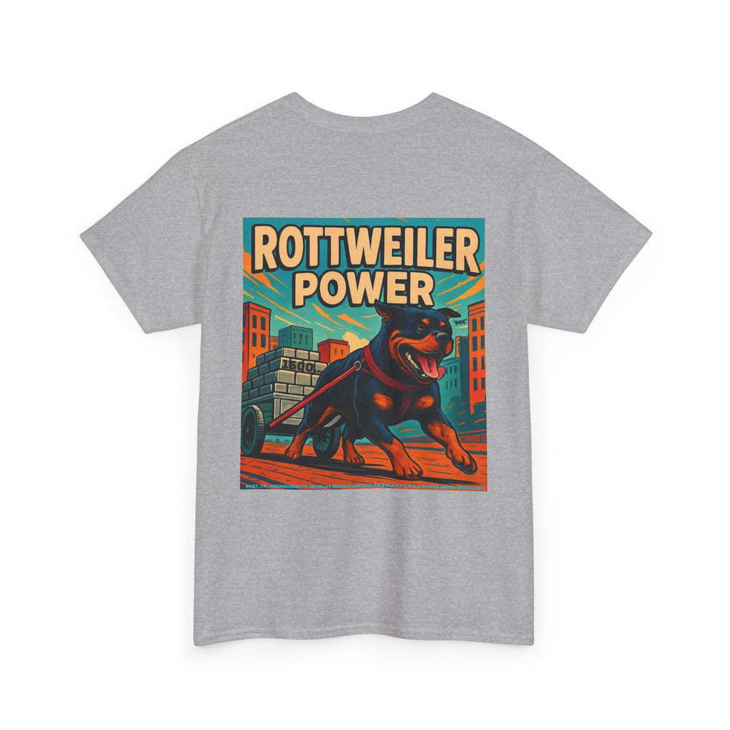 Rottweiler power 3 Unisex Heavy Cotton Tee