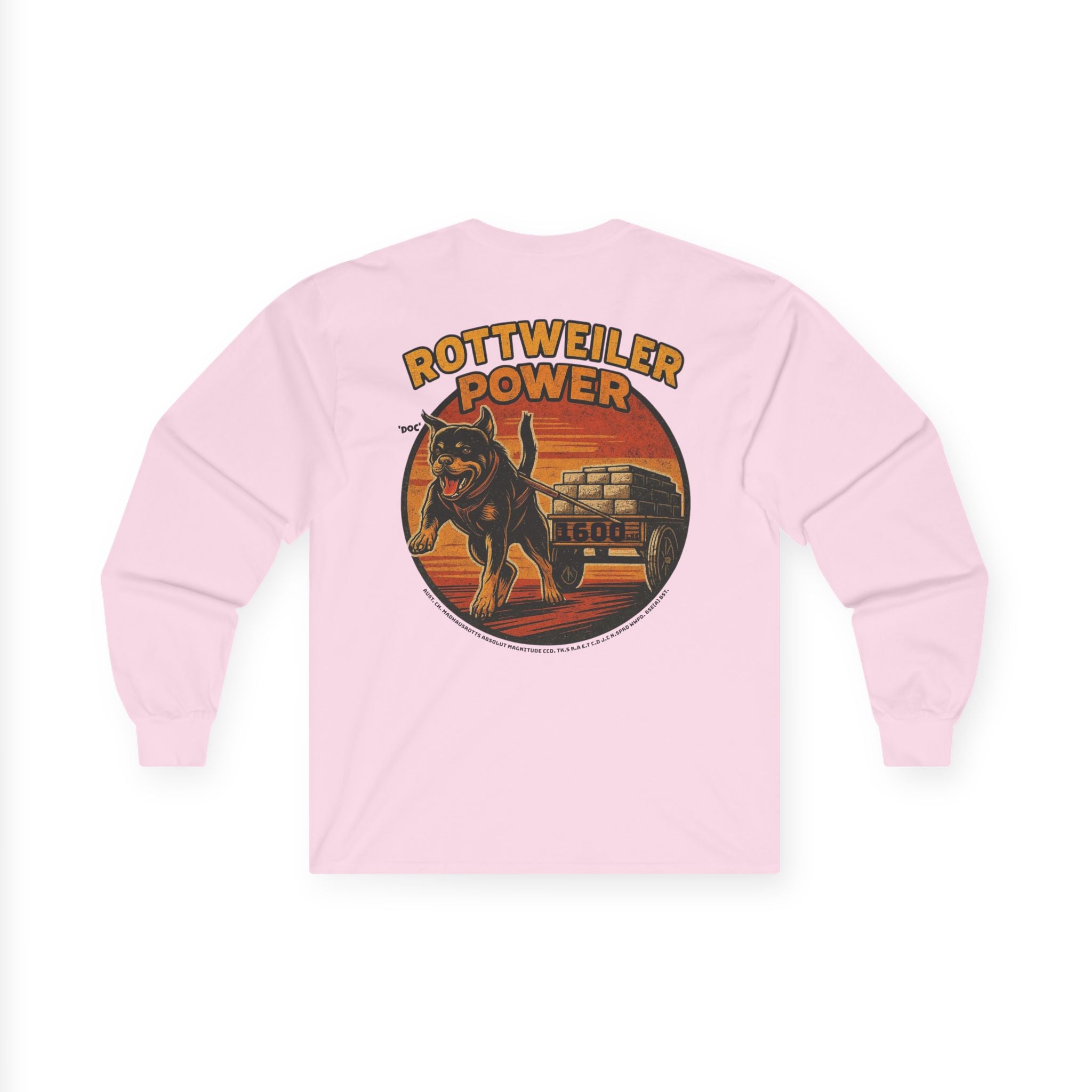 Rottweiler Power 4 long sleeve T