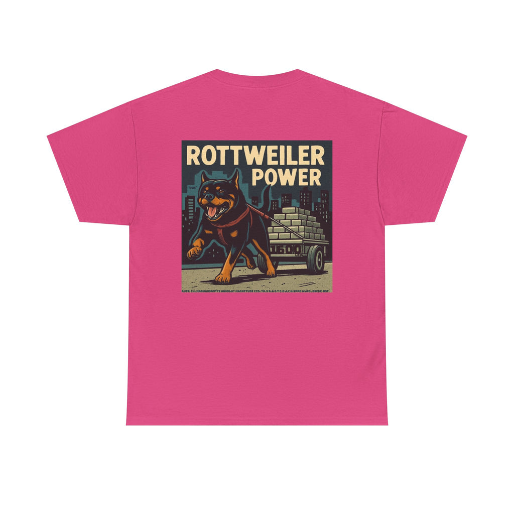 Rottweiler Power Unisex Heavy Cotton Tee