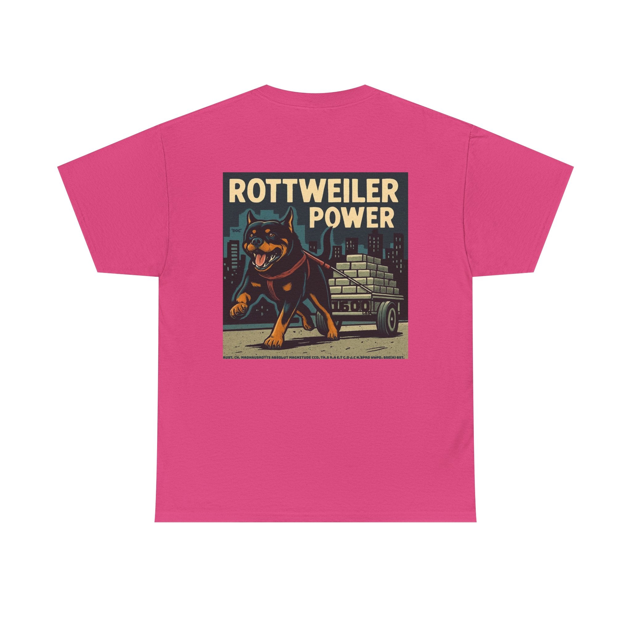 Rottweiler Power Unisex Heavy Cotton Tee