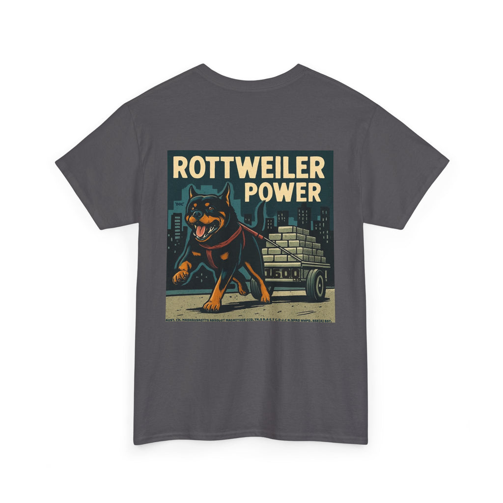 Rottweiler Power Unisex Heavy Cotton Tee