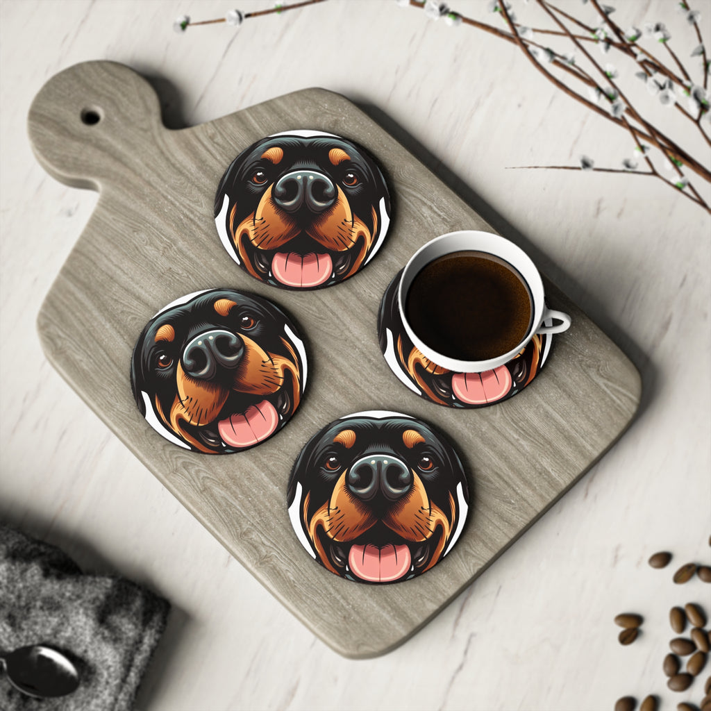 Rottweiler set of 4 Coasters