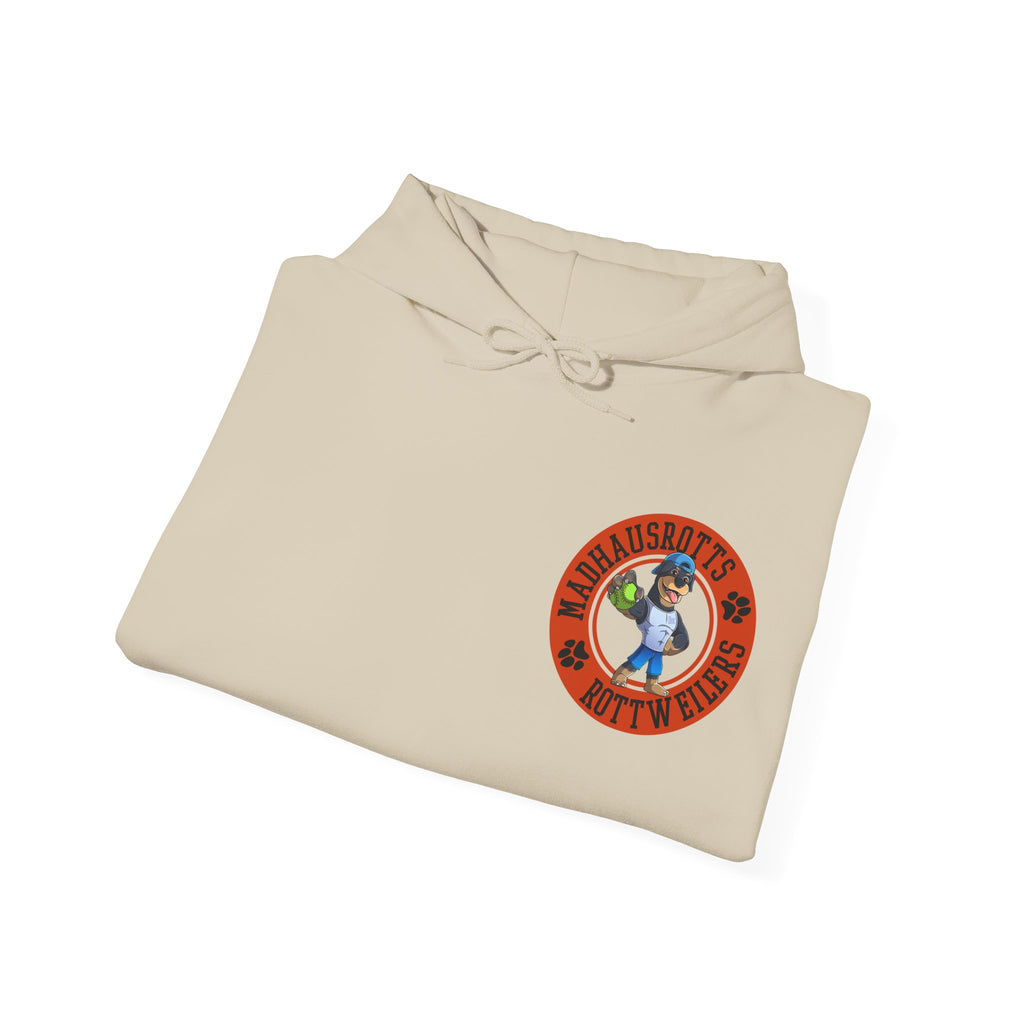 Rottweiler Power Hoodie — Dog Lover Sweatshirt, Pet Owner Gift