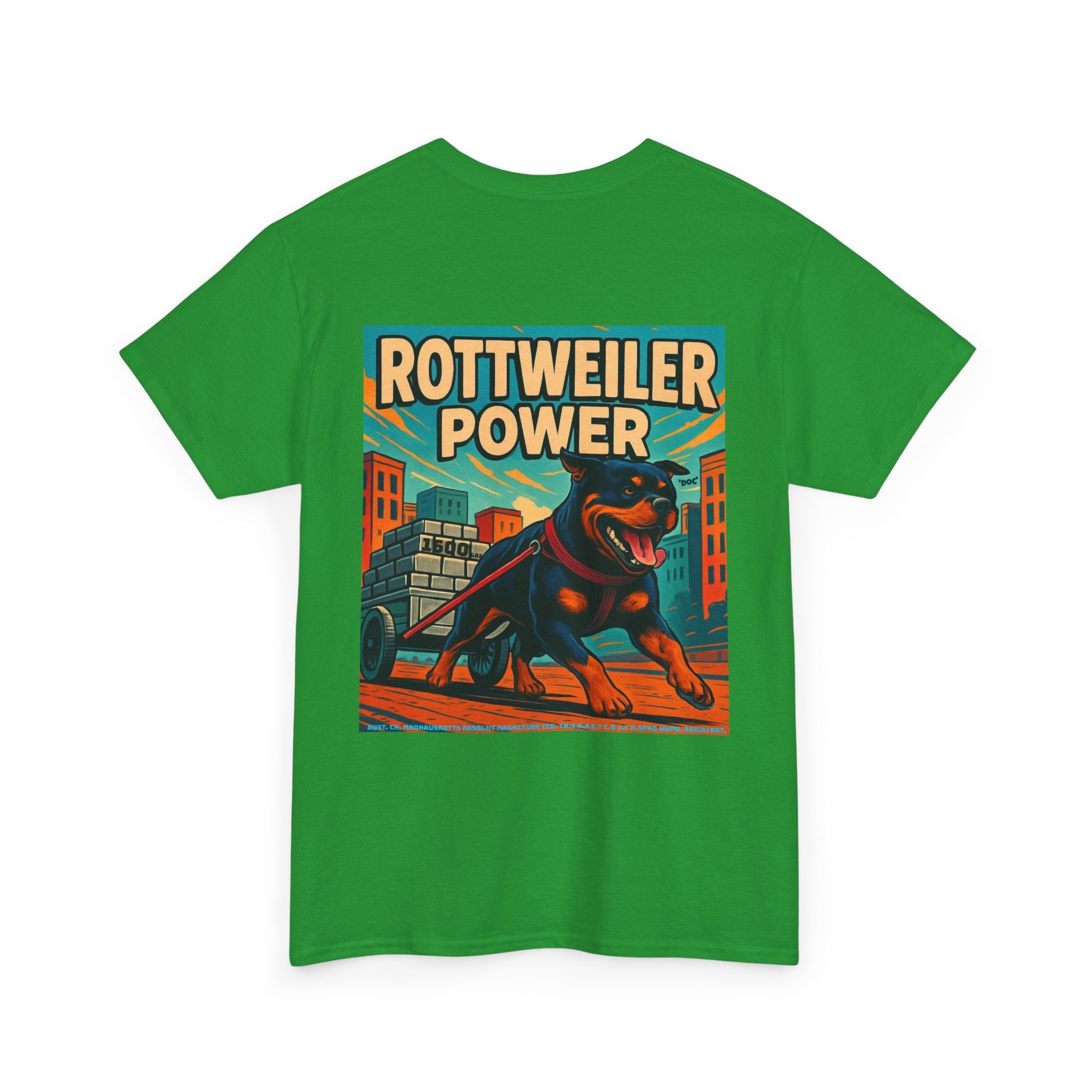 Rottweiler power 3 Unisex Heavy Cotton Tee