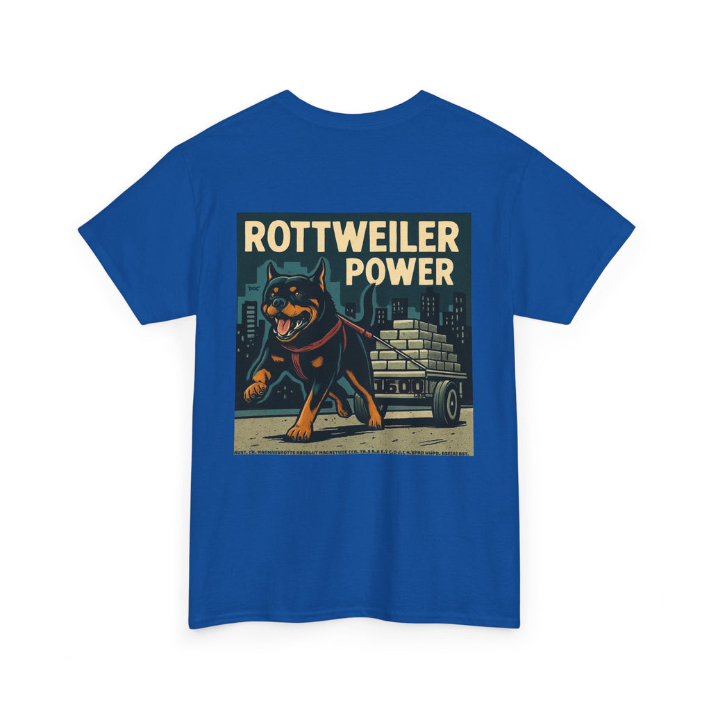 Rottweiler Power Unisex Heavy Cotton Tee