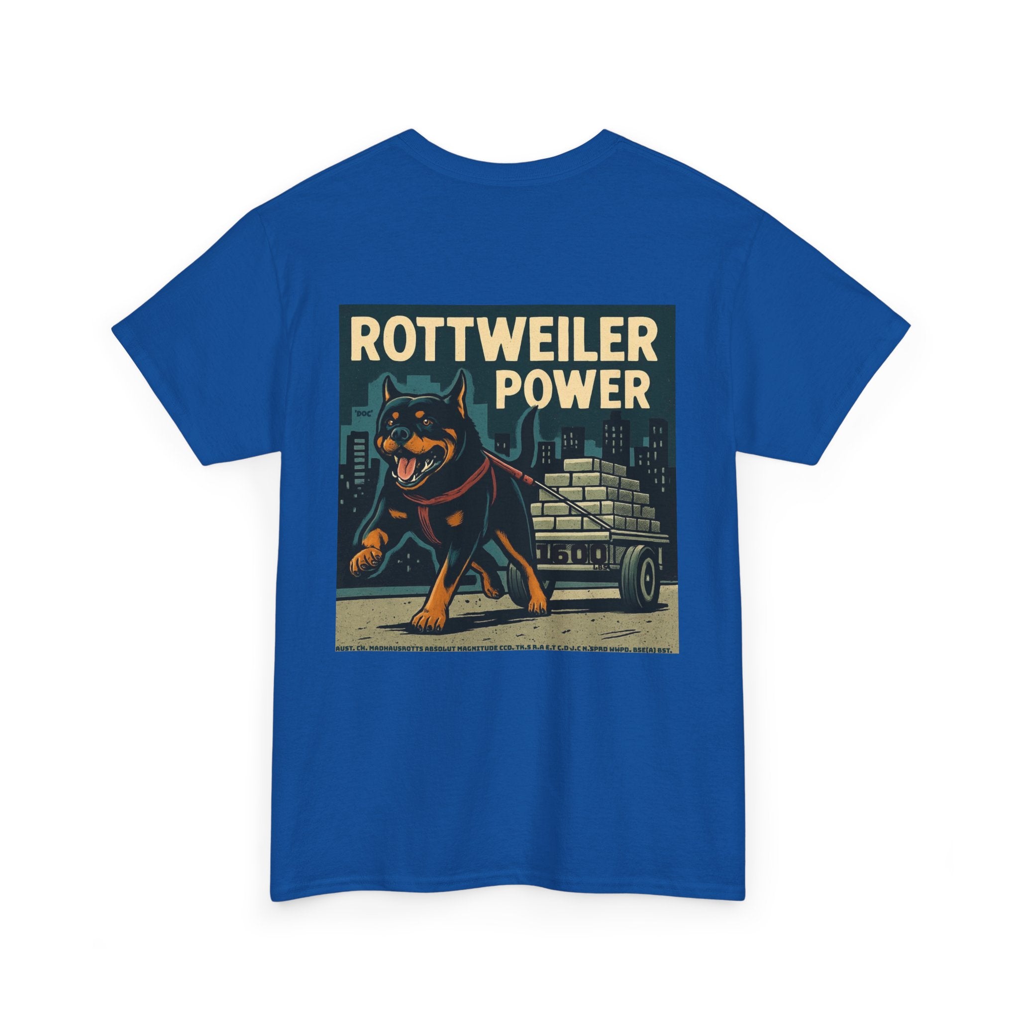 Rottweiler Power Unisex Heavy Cotton Tee