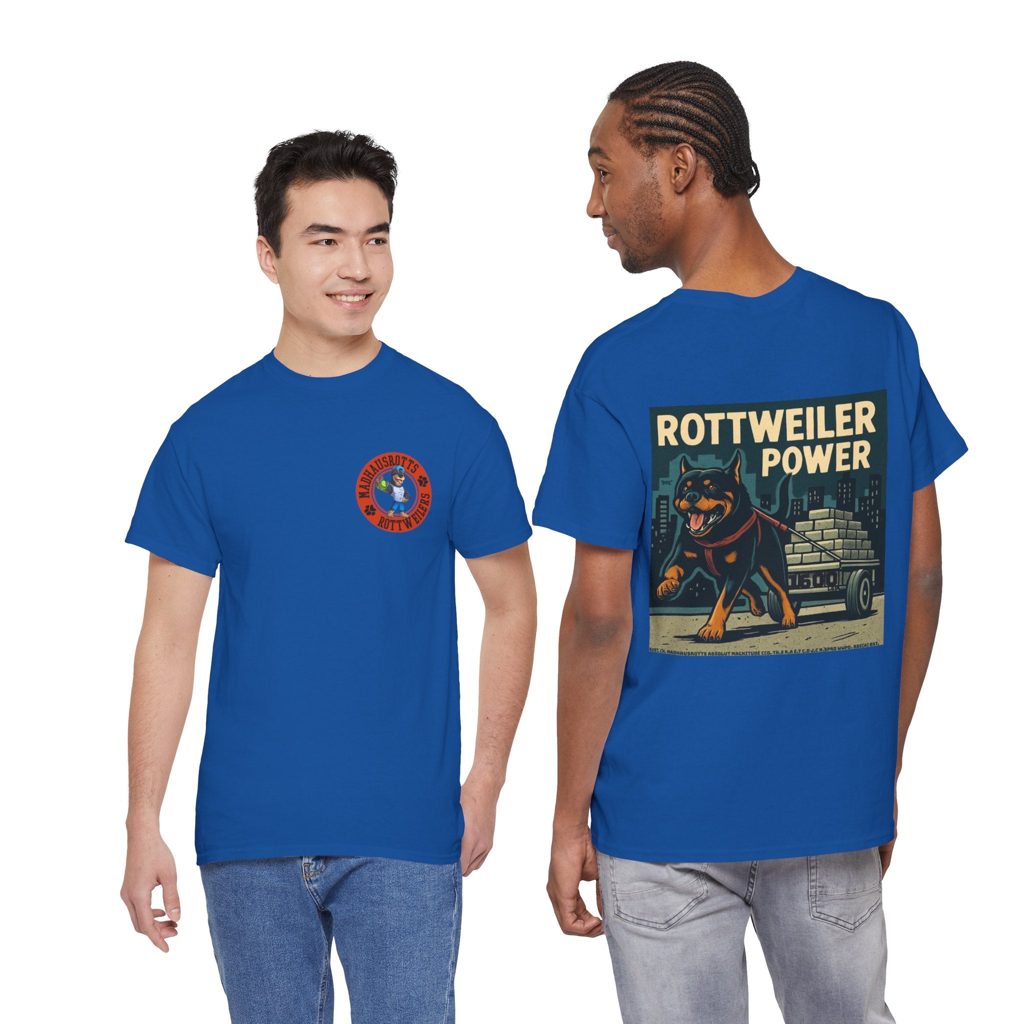 Rottweiler Power Unisex Heavy Cotton Tee