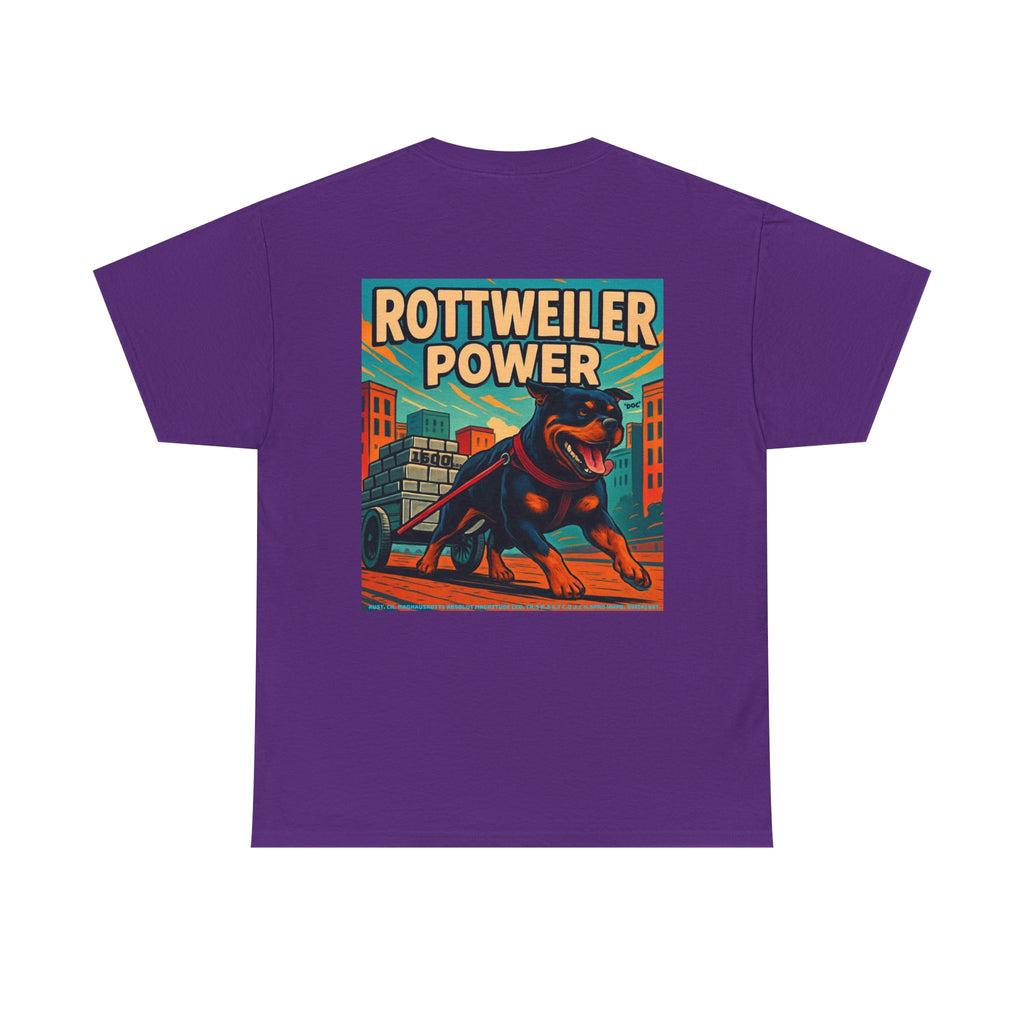 Rottweiler power 3 Unisex Heavy Cotton Tee
