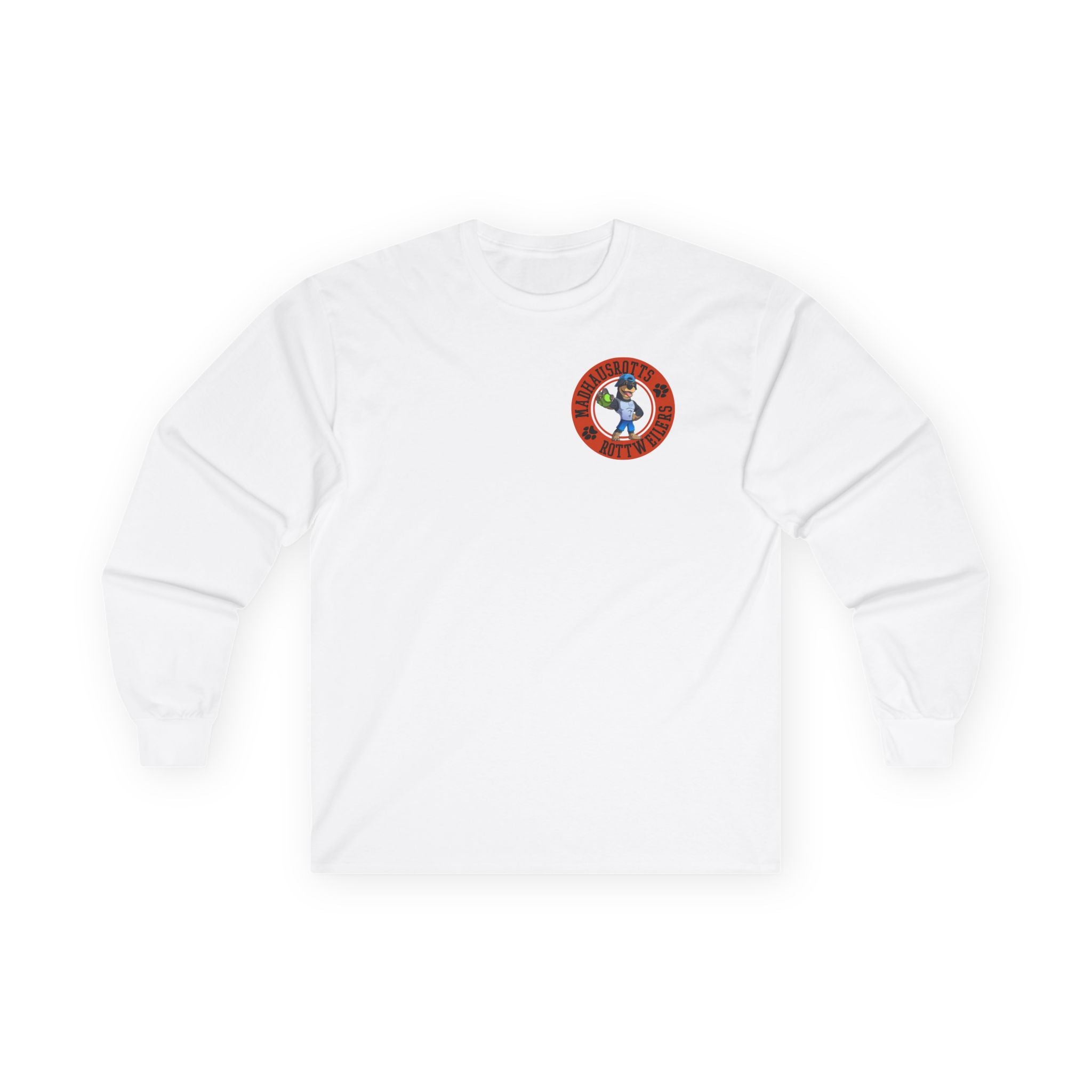 Rottweiler Power Long Sleeve Tee | Rottweiler two Graphic Shirt