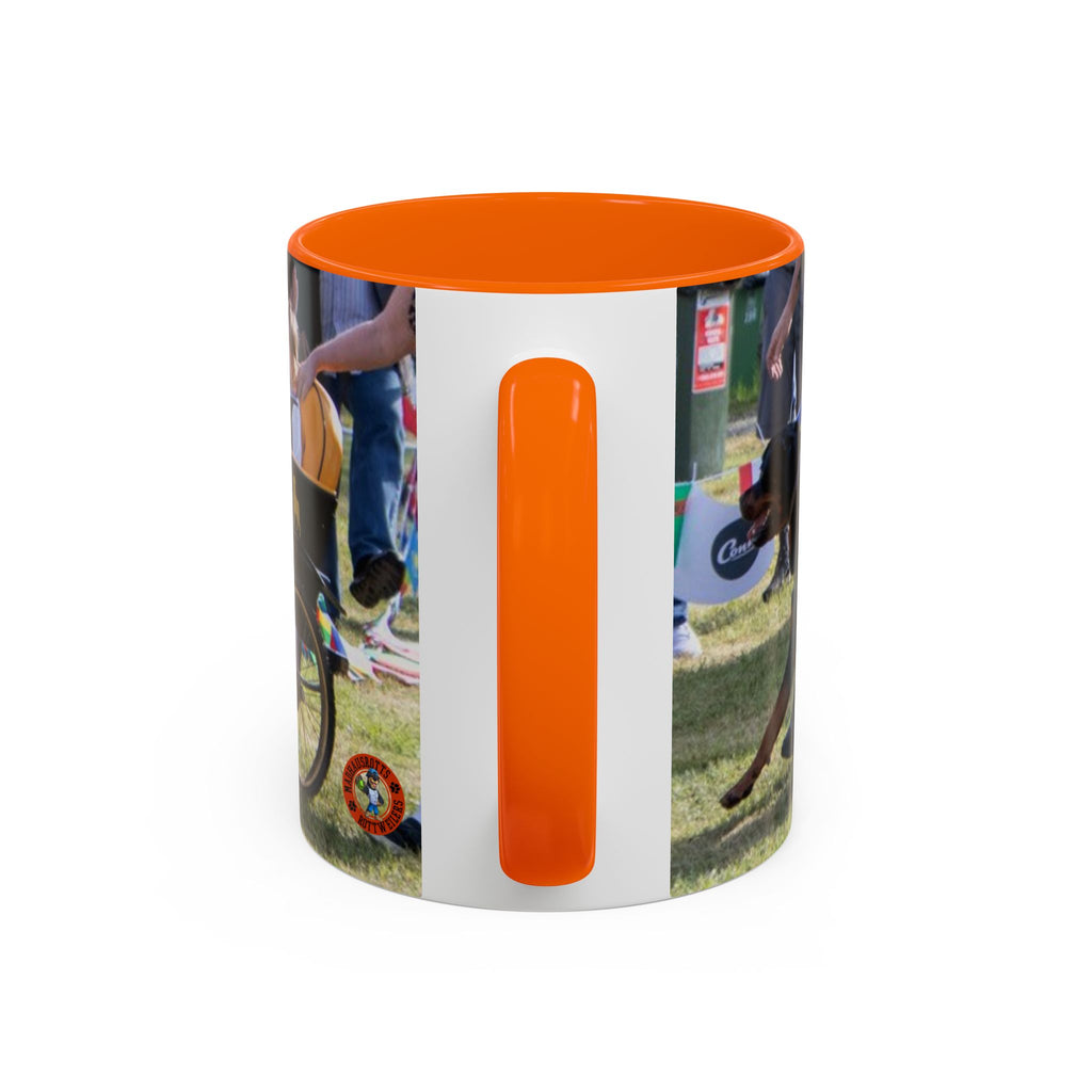 Rottweiler Parade Coffee Mug — Traditional Dog Lover Accent Mug (11/15 oz)