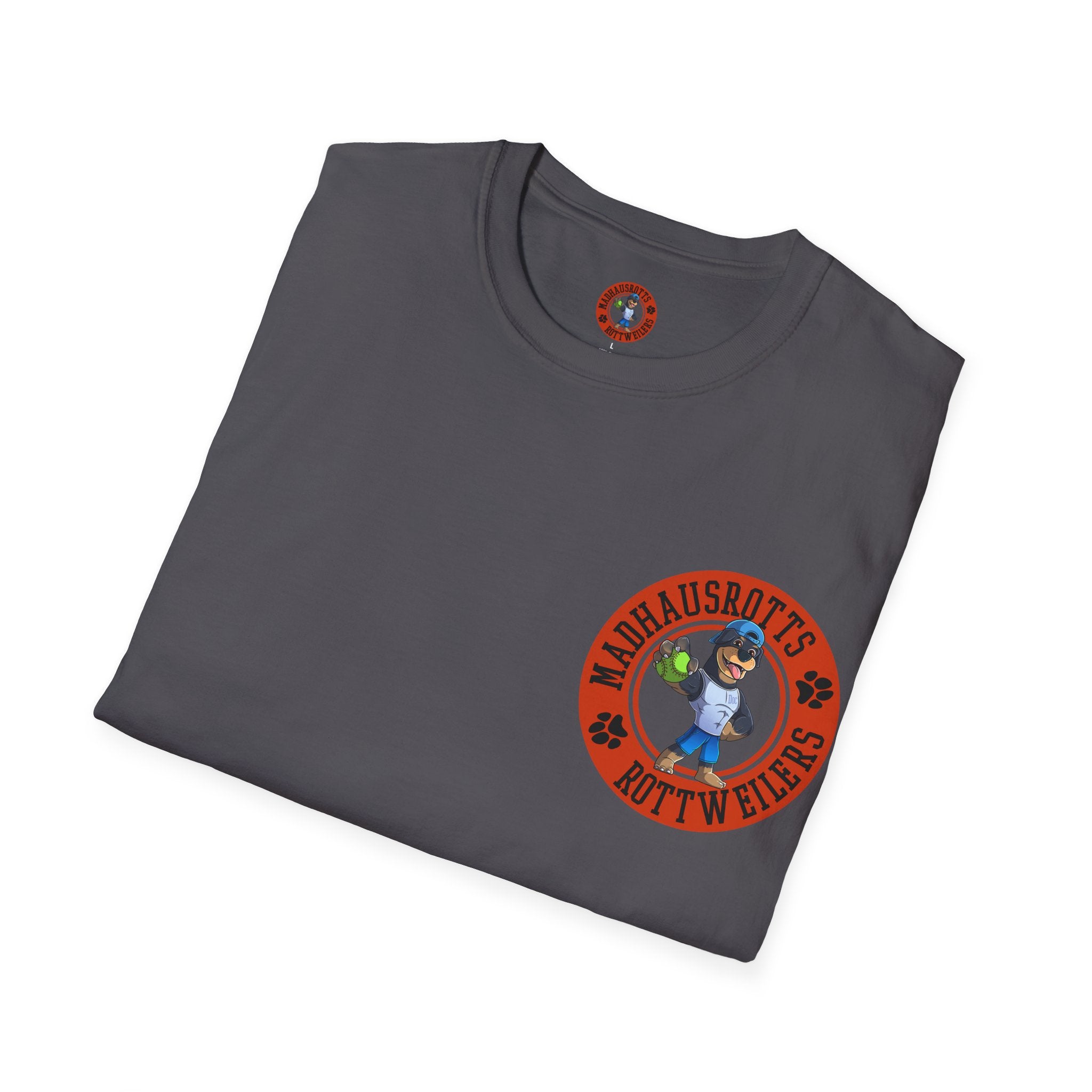 Rottweiler Power graphic T-Shirt | Dog strength illustration