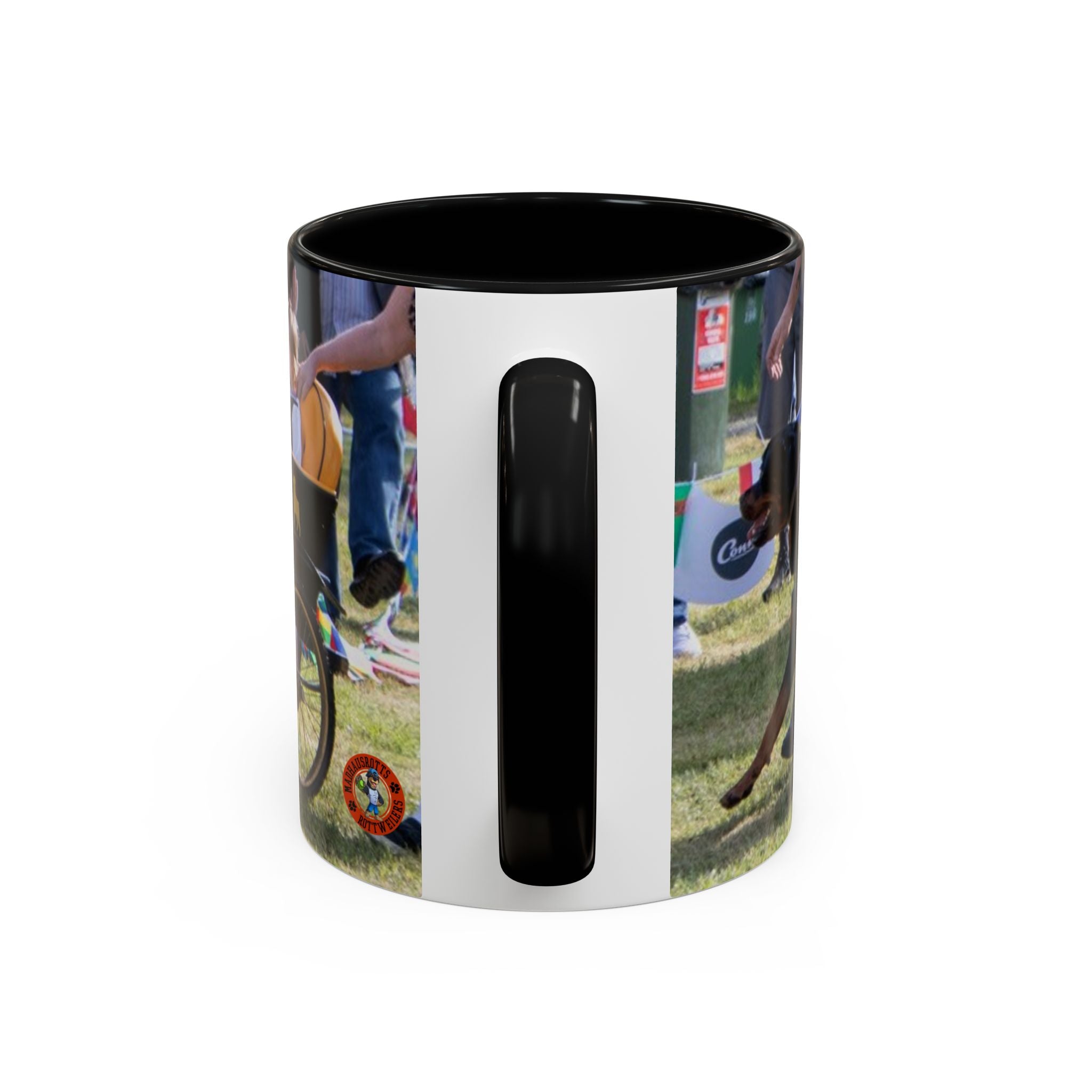 Rottweiler Parade Coffee Mug — Traditional Dog Lover Accent Mug (11/15 oz)