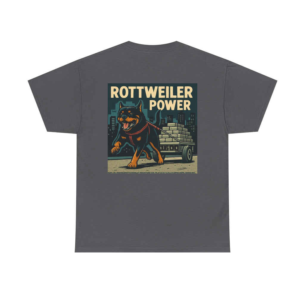 Rottweiler Power Unisex Heavy Cotton Tee