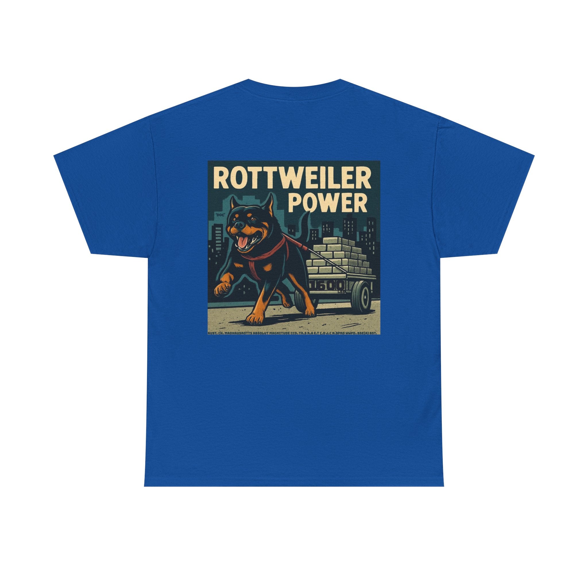 Rottweiler Power Unisex Heavy Cotton Tee