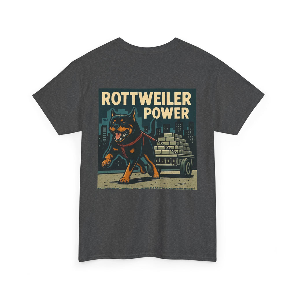 Rottweiler Power Unisex Heavy Cotton Tee
