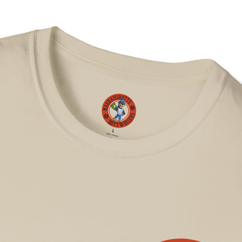 Rottweiler Power 7 graphic T-Shirt | Dog strength illustration