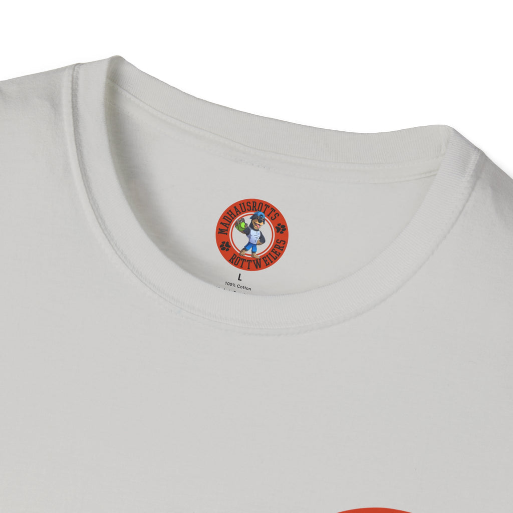 Rottweiler Power 1600lbs graphic T-Shirt | Dog strength illustration