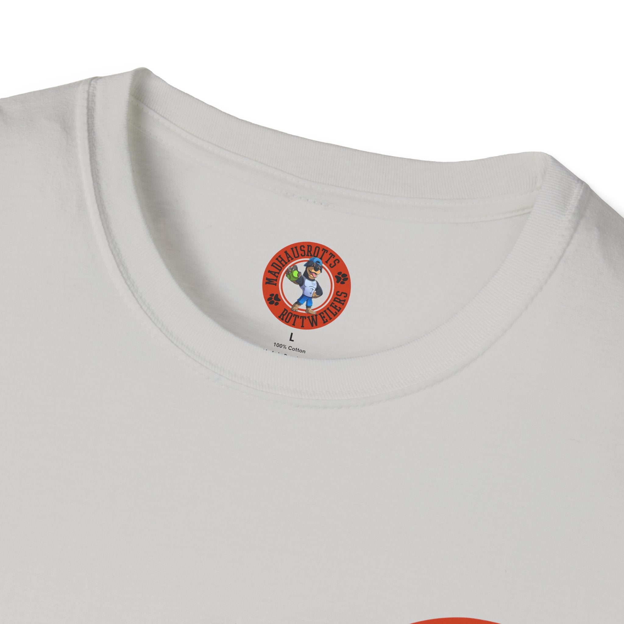 Rottweiler Power 1600lbs graphic T-Shirt | Dog strength illustration