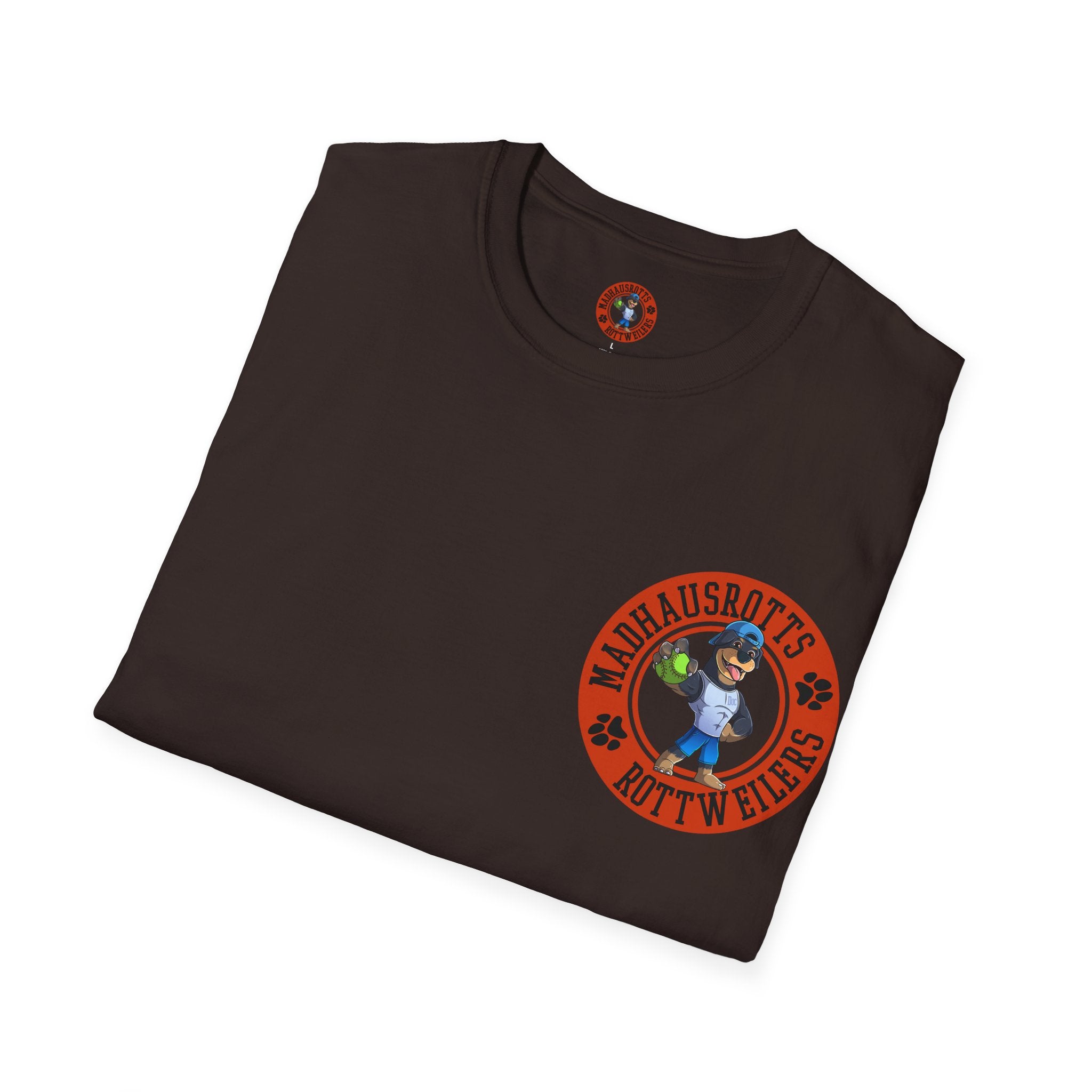 Rottweiler Power Alt graphic T-Shirt | Dog strength illustration