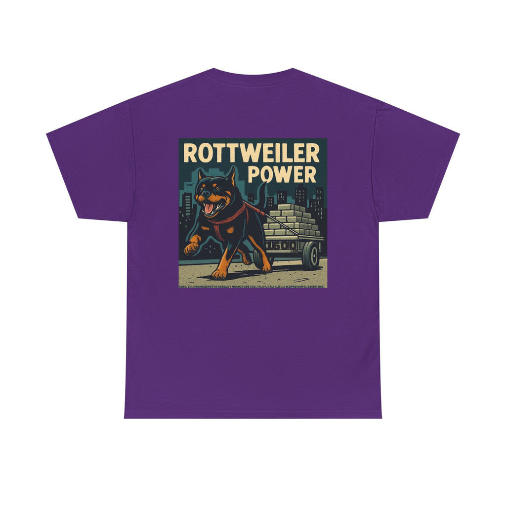Rottweiler Power Unisex Heavy Cotton Tee