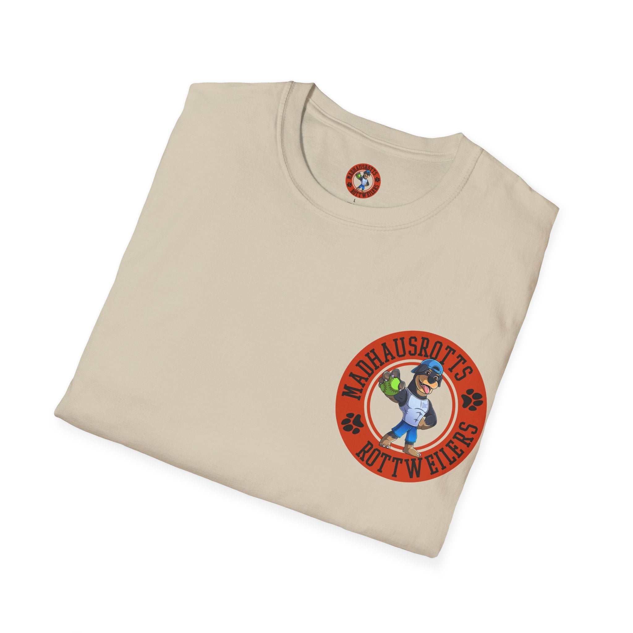 Rottweiler Power graphic T-Shirt | Dog strength illustration