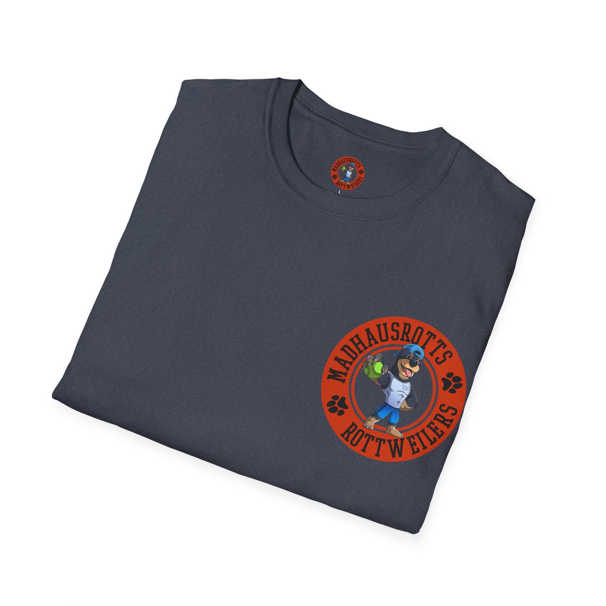 Rottweiler Power graphic T-Shirt | Dog strength illustration