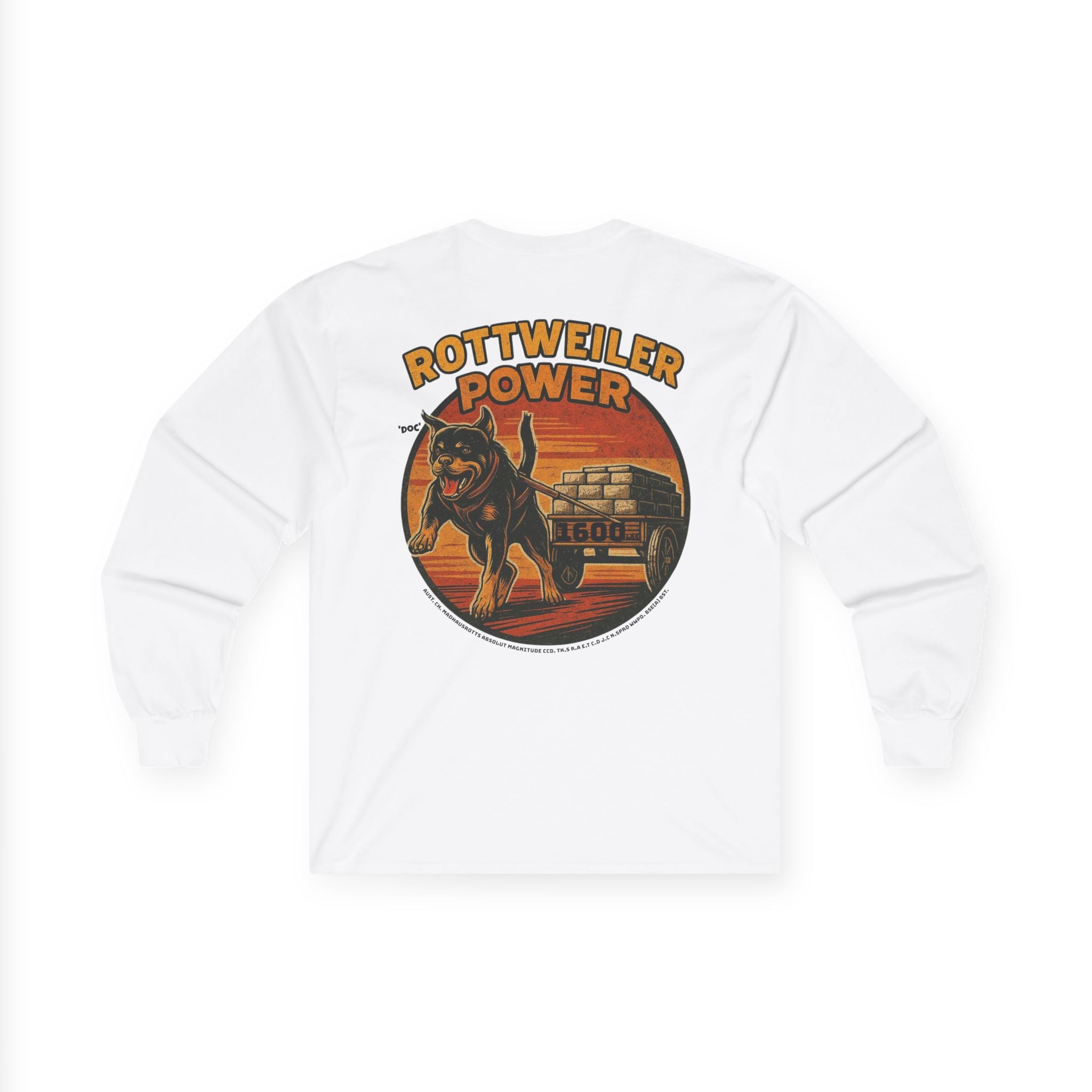Rottweiler Power 4 long sleeve T