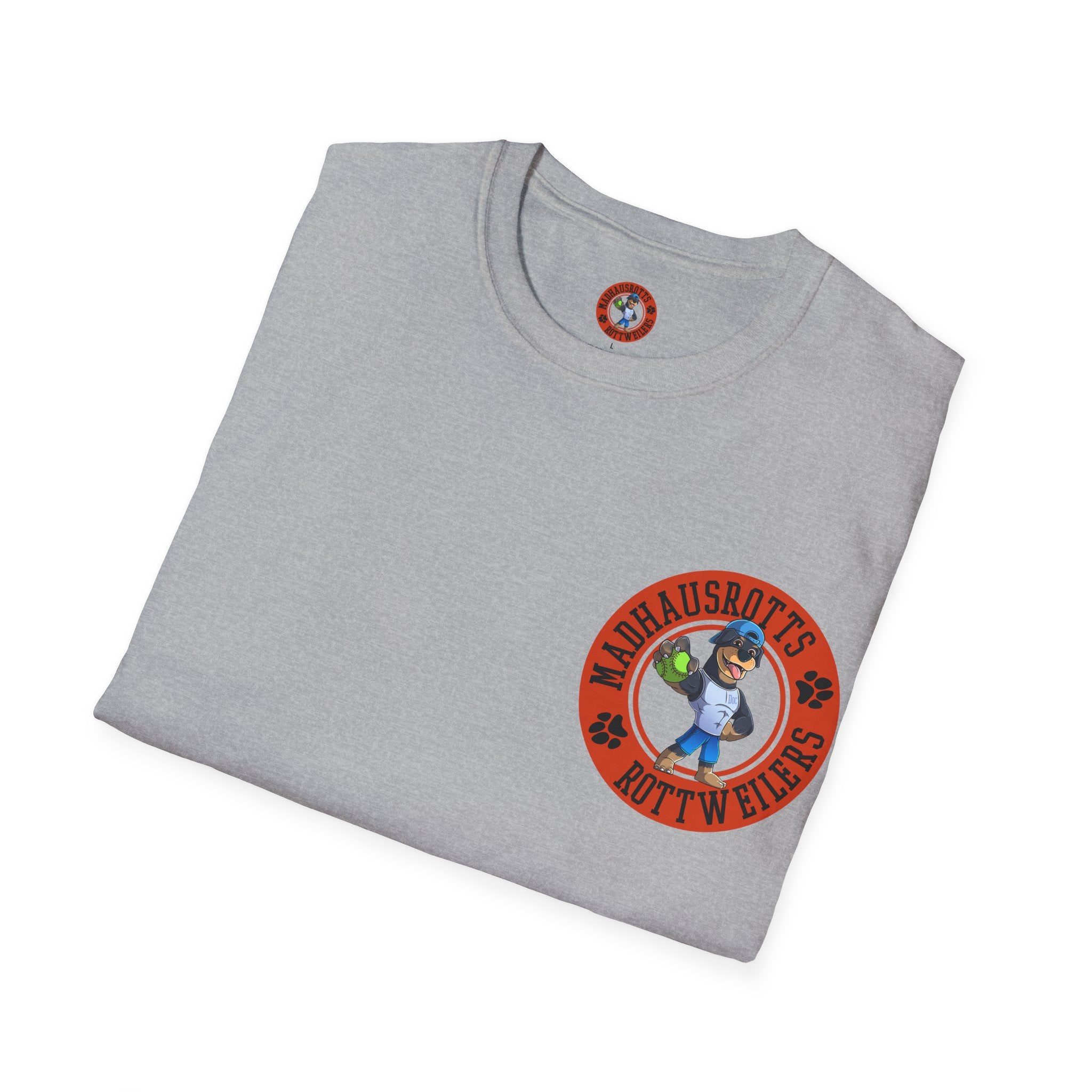 Rottweiler Power graphic T-Shirt | Dog strength illustration