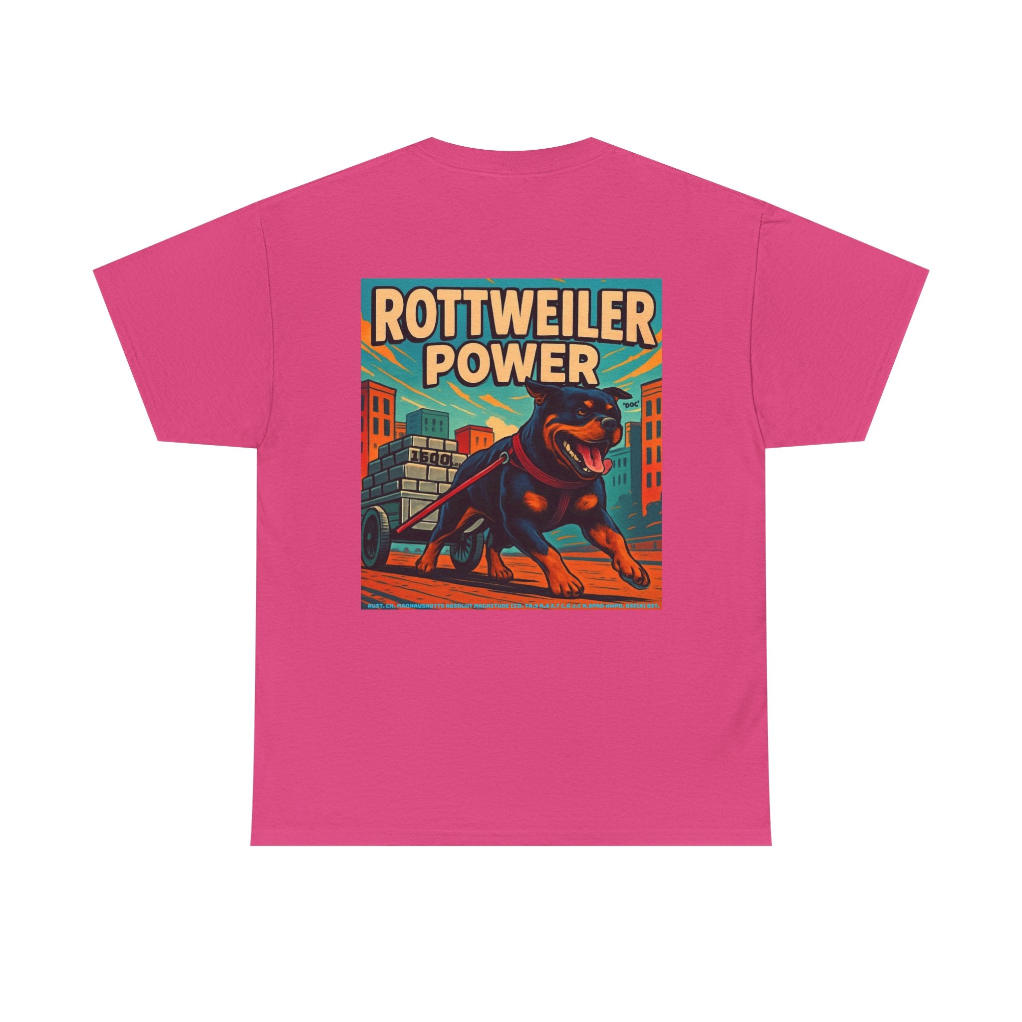 Rottweiler power 3 Unisex Heavy Cotton Tee