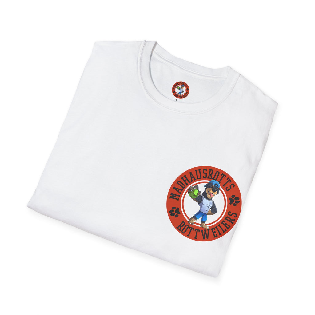 Rottweiler Power 1600lbs graphic T-Shirt | Dog strength illustration